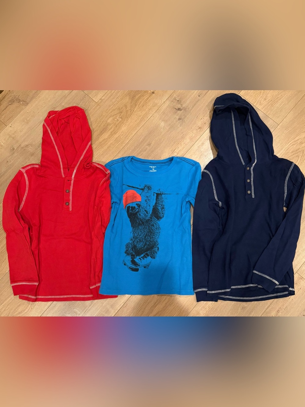 Carter's lot of 3 Long Sleeve Tees